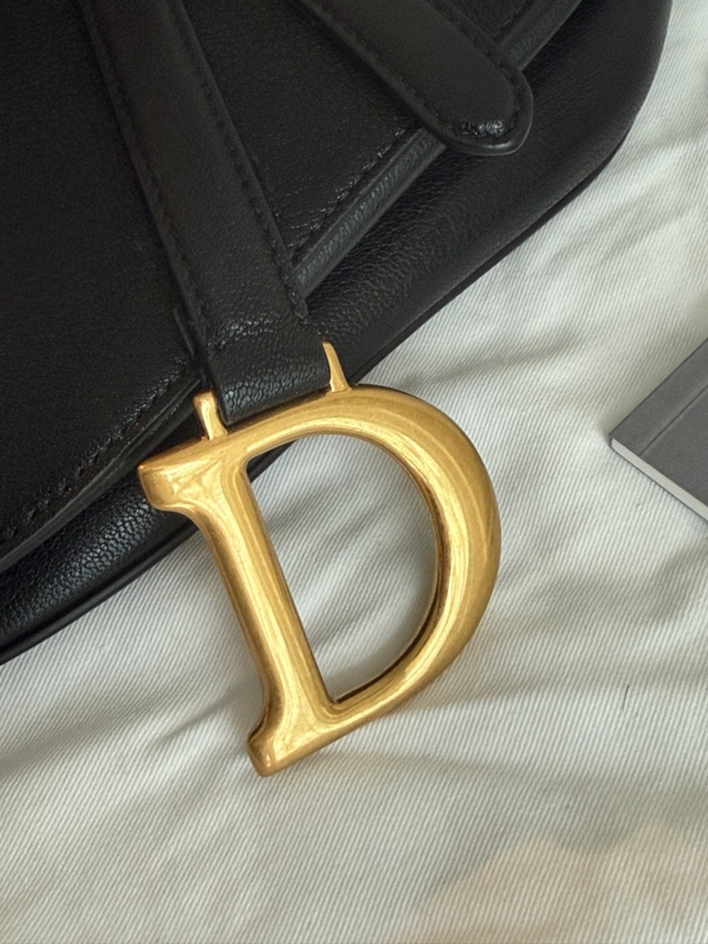 Dior Saddle Bag Black Goatskin - Picture 6 of 11